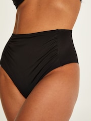 Hunkemöller Black Luxe Shaping High Waist Bikini Bottoms - Image 3 of 5