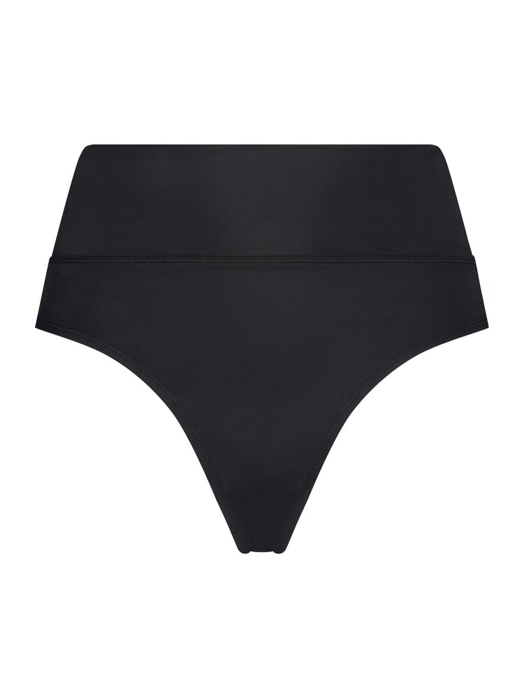 Hunkemöller Black Luxe Shaping High Waist Bikini Bottoms - Image 4 of 5