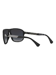 Emporio Armani Black Rubber Sunglasses - Image 10 of 11