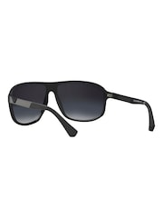 Emporio Armani Black Rubber Sunglasses - Image 8 of 11