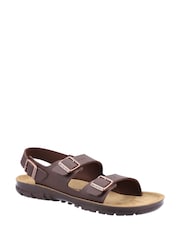 Birkenstock Brown Kano Birko Flor Sandals - Image 2 of 4