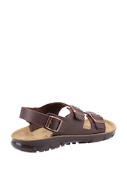 Birkenstock Brown Kano Birko Flor Sandals - Image 3 of 4