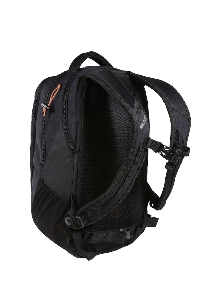 Regatta Black Oakridge Air 20L Backpack - Image 2 of 3 Regatta Black Oakridge Air 20L Backpack - Image 2 of 3