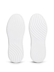 Tommy Hilfiger White Snake Print Heel Leather Platform Trainers - Image 6 of 6