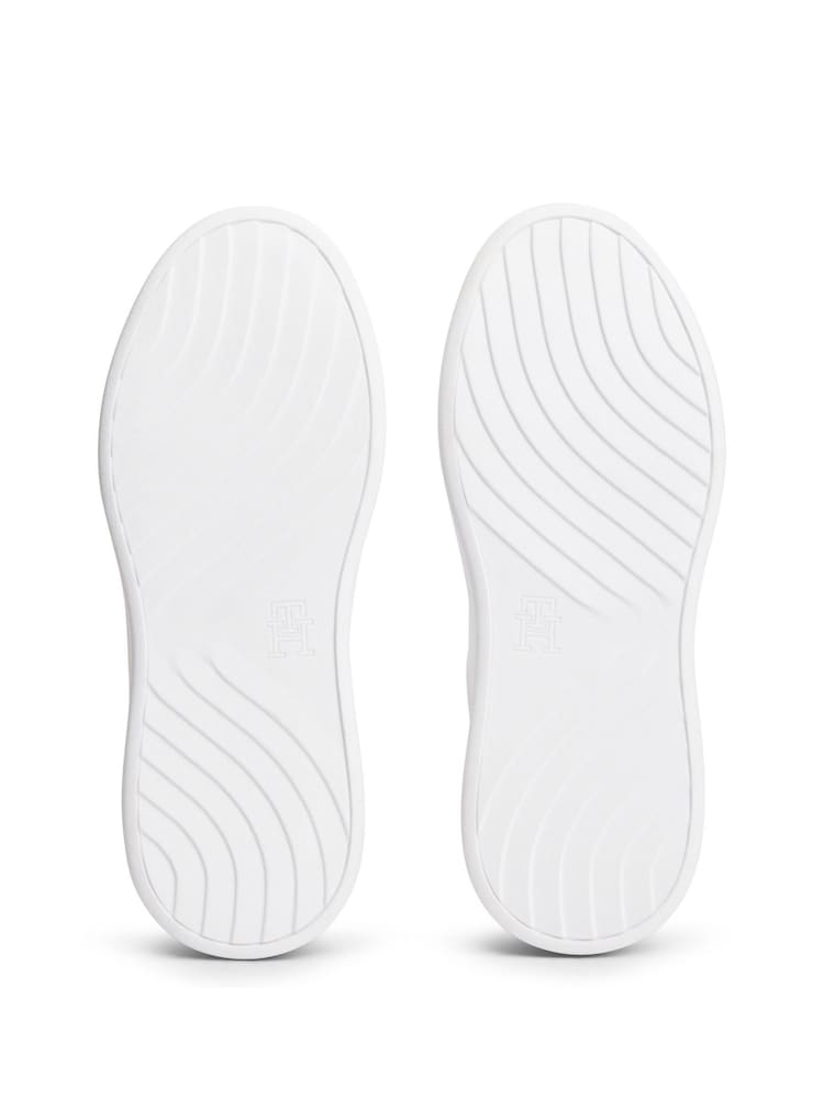 Tommy Hilfiger White Snake Print Heel Leather Platform Trainers - Image 6 of 6 Tommy Hilfiger White Snake Print Heel Leather Platform Trainers - Image 6 of 6
