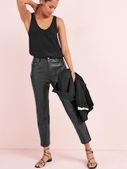 Black Racer Back Cami Top - Image 3 of 6