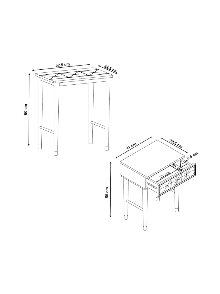Dark Lloyd Mango Wood Storage Nest of 2 Tables - Image 10 of 10