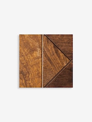 Dark Lloyd Mango Wood Storage Nest of 2 Tables - Image 9 of 10