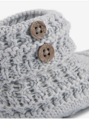 The Little Tailor Baby Soft Knitted 100% Cotton Boots - Image 3 of 5