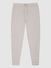 Reiss Brown Jose Melange Tracksuit Joggers - Image 2 of 5