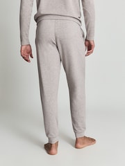 Reiss Brown Jose Melange Tracksuit Joggers - Image 5 of 5