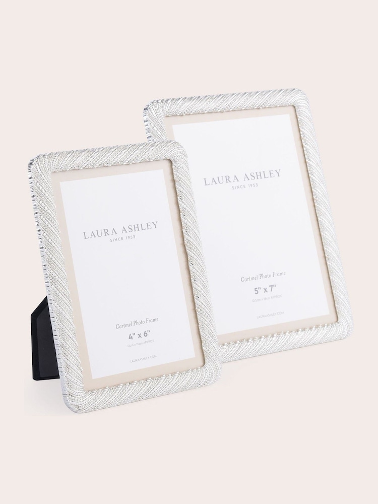 Laura Ashley Silver Cartmel Silver Plated Picture Frame - Image 5 of 5