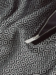 Schwarz & Grün - Pattern Polohemd - Bild 8 von 8