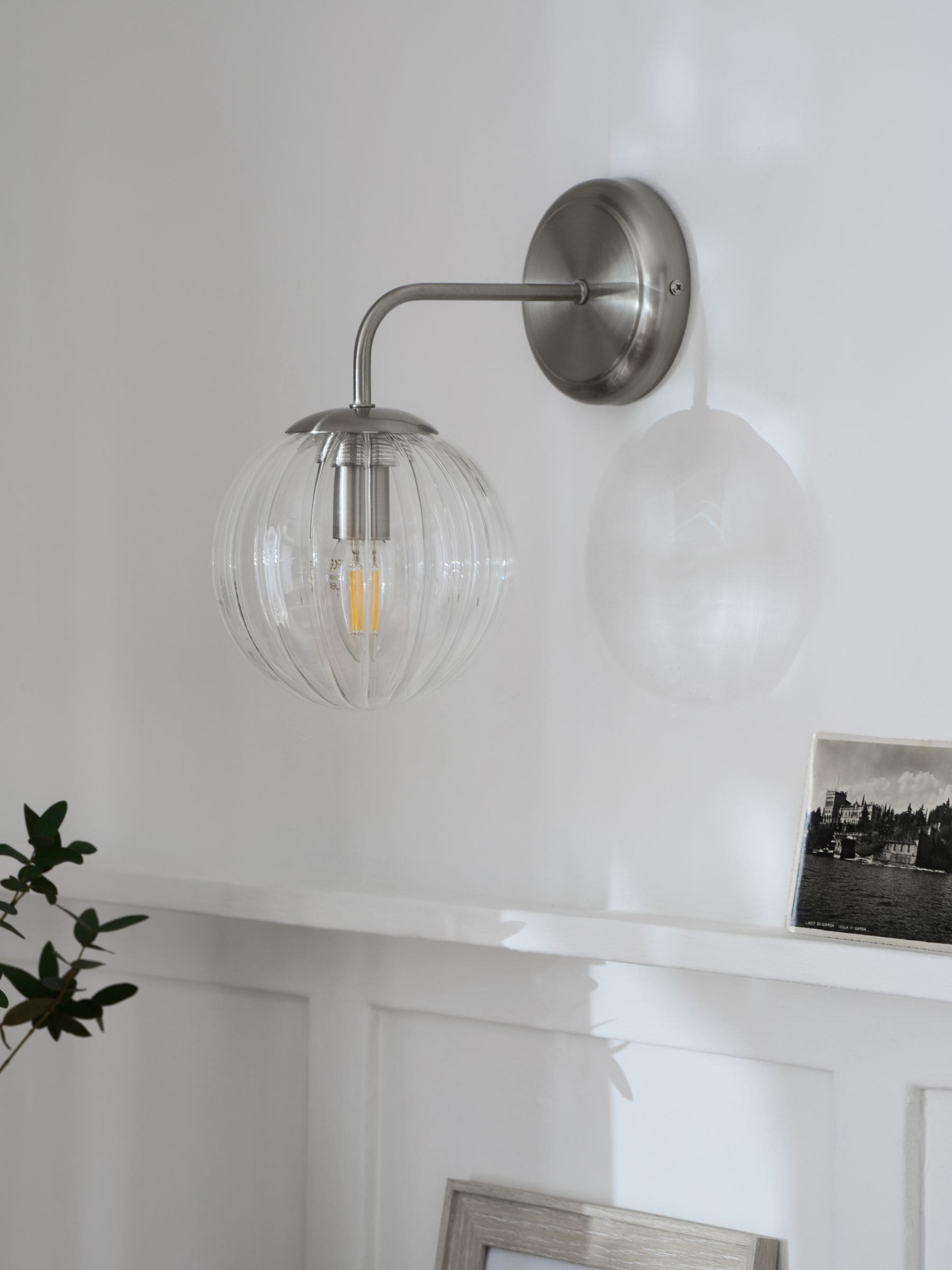 Chrome wall lights next hot sale