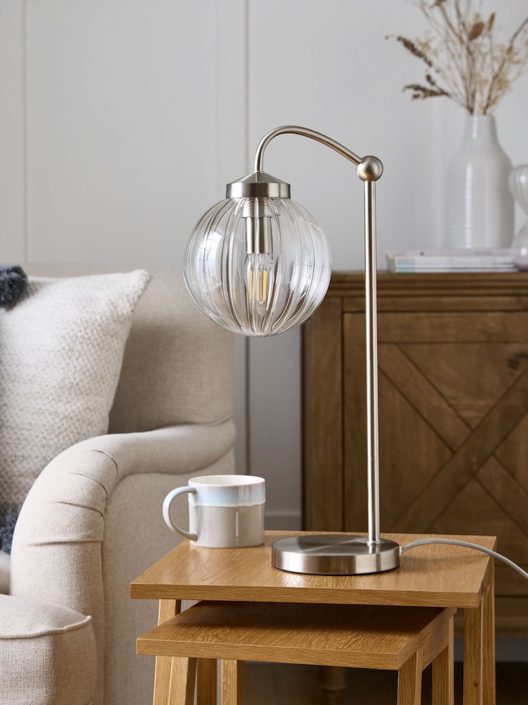 Brushed Chrome Bourton Desk Lamp - Image 2 of 4