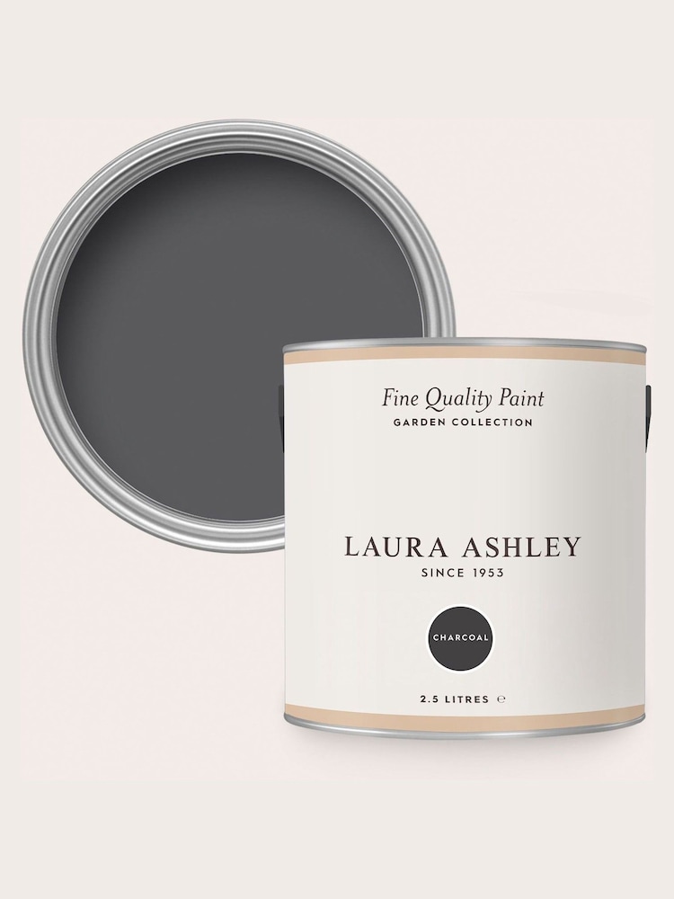 Laura Ashley Charcoal Grey Garden 2.5Lt Paint - Image 1 of 5