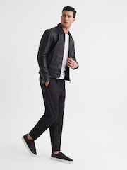 Schwarz - Reiss Finley Sneaker aus Leder - Bild 2 von 7