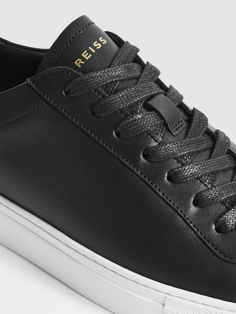 Schwarz - Reiss Finley Sneaker aus Leder - Bild 7 von 7 Schwarz - Reiss Finley Sneaker aus Leder - Bild 7 von 7