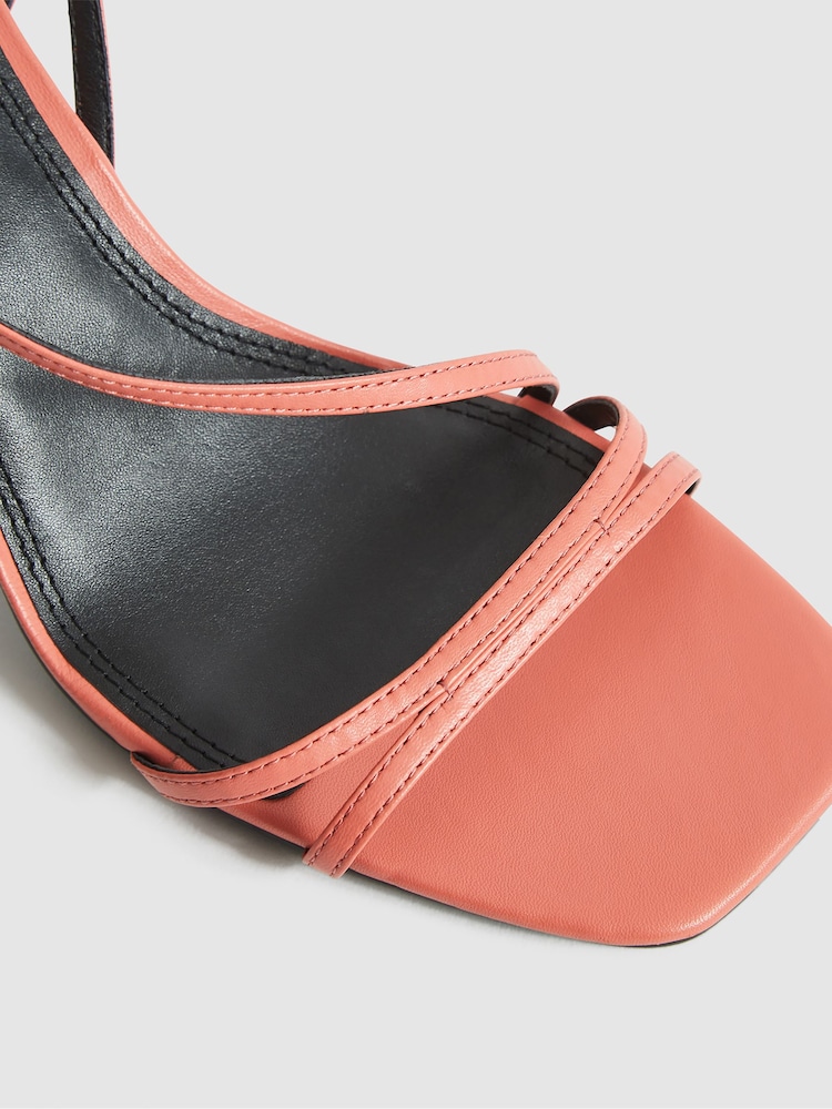 Reiss Coral Bali Leather Strappy Sandal - Image 7 of 7