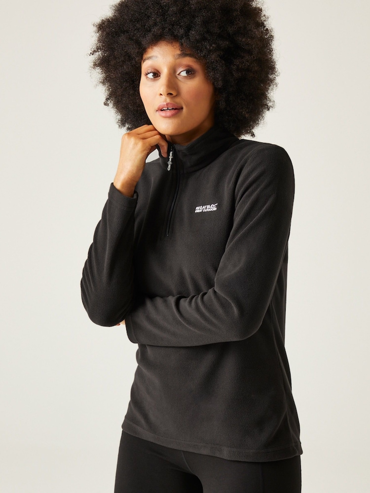 Negro - Polar ligero con media cremallera para mujer Sweetheart de Regatta - Imagen 1 de 8 Negro - Polar ligero con media cremallera para mujer Sweetheart de Regatta - Imagen 1 de 8