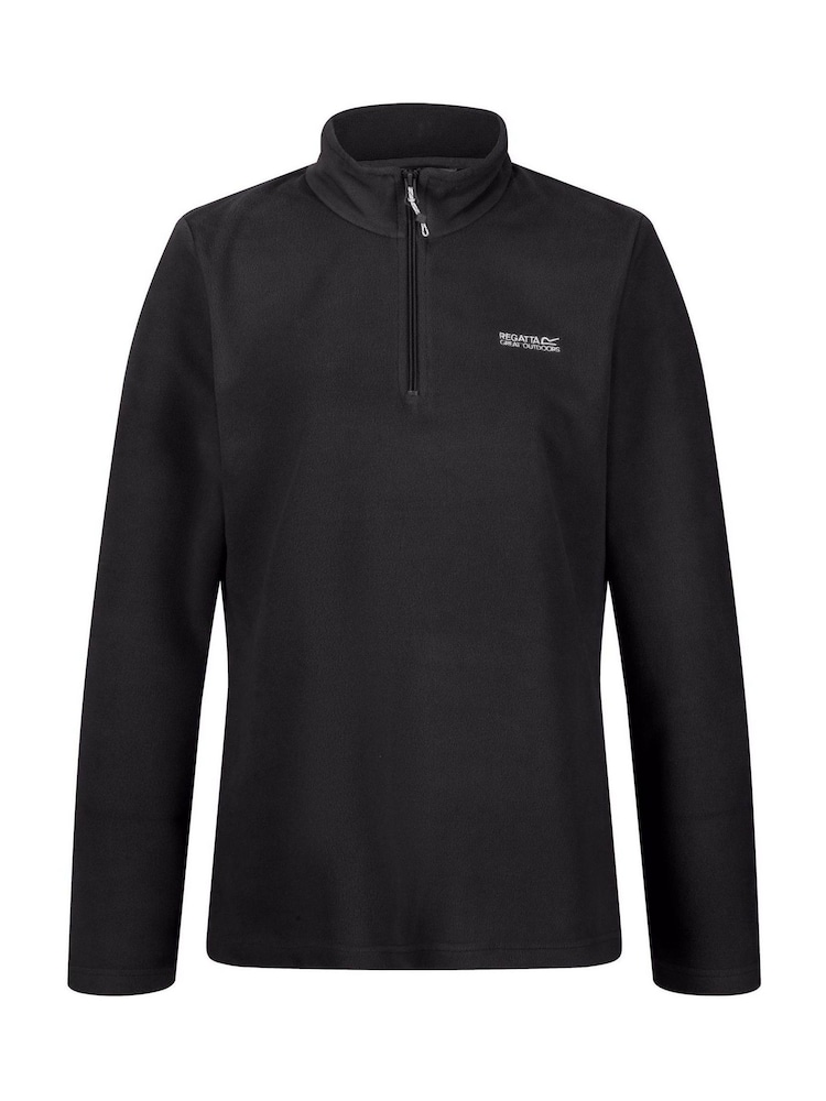 Regatta Black Womens Sweetheart Lightweight Half-Zip Fleece - Image 5 of 8