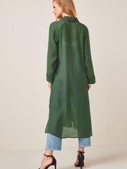 Green Longline Shirt - Image 2 of 5