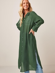 Green Longline Shirt - Image 4 of 5