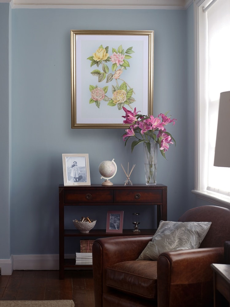 Laura Ashley Blue Roisin Framed Wall Art - Image 1 of 6