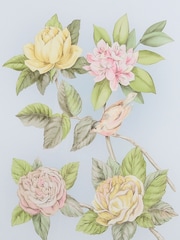 Laura Ashley Blue Roisin Framed Wall Art - Image 4 of 6