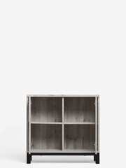 Grey Bronx Oak Effect Space Saving Small Sideboard - Image 6 of 9