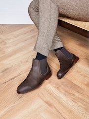Jones Bootmaker Mens Debden Leather Chelsea Boots - Image 1 of 6
