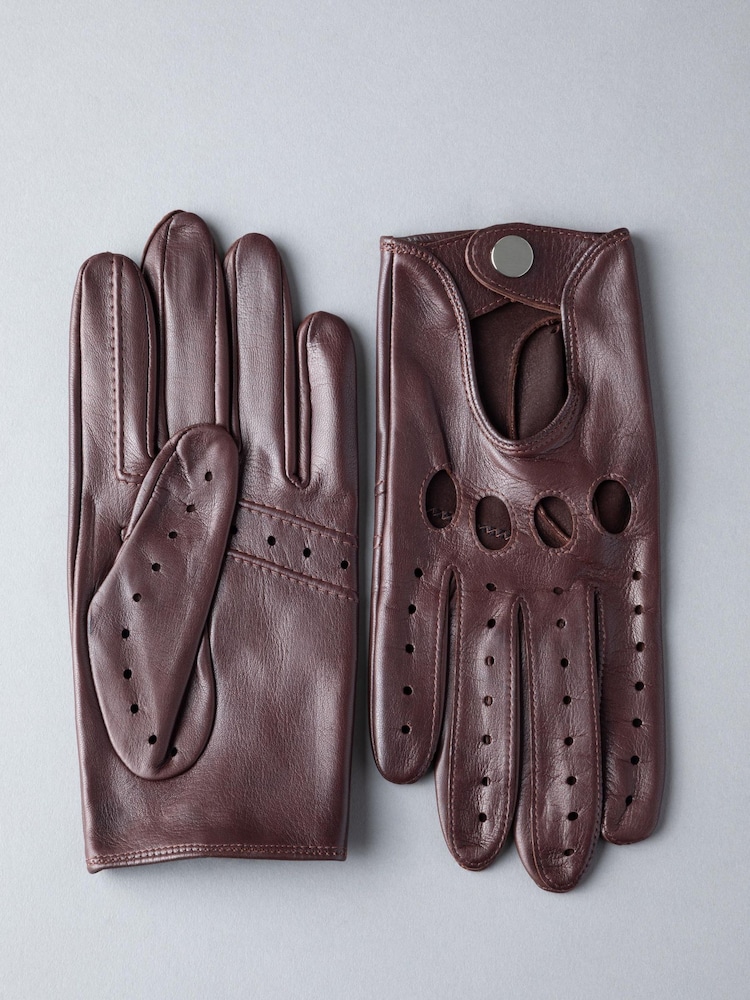 Lakeland Leather Brown Monza Leather Driving Gloves - Image 2 of 5