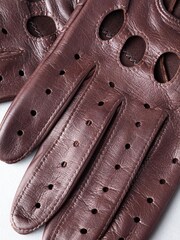 Lakeland Leather Brown Monza Leather Driving Gloves - Image 4 of 5