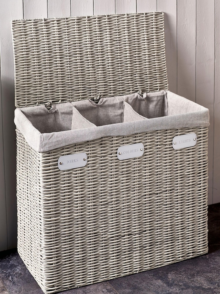 Plastic Wicker Laundry Sorter - Slika 2 iz 4 Plastic Wicker Laundry Sorter - Slika 2 iz 4