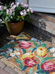 Laura Ashley Blue Tulips Doormat - Image 2 of 3
