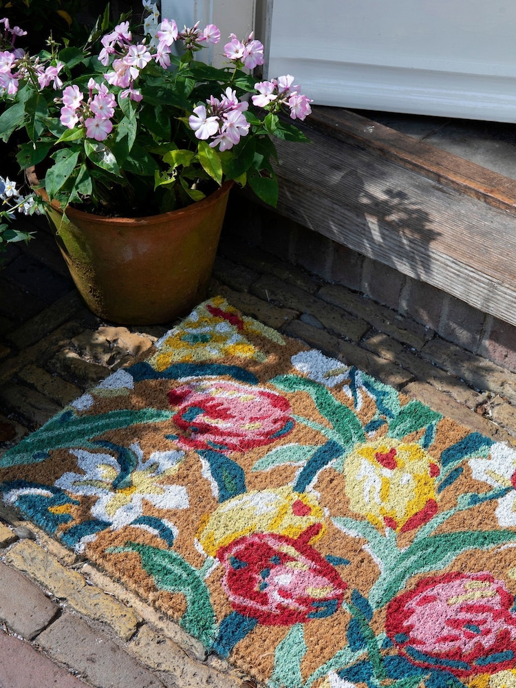 Laura Ashley Blue Tulips Doormat - Image 2 of 3