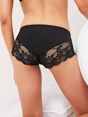 Black Midi No VPL Lace Back Briefs 5 Pack - Image 3 of 5