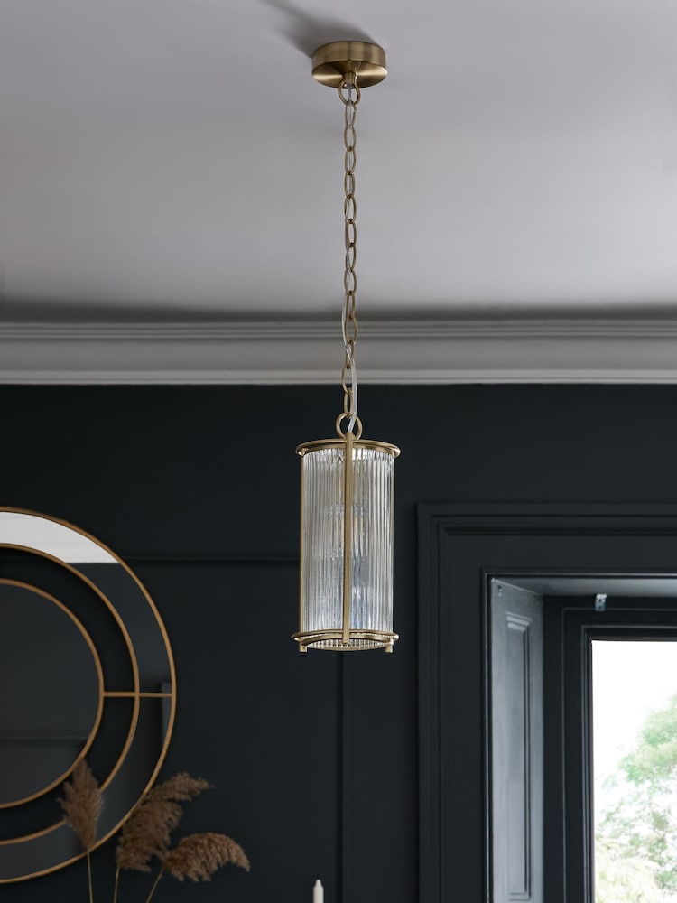 Brass Hertford Pendant Ceiling Light - Image 2 of 5