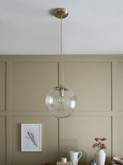 Brass Bourton Pendant Ceiling Light - Image 2 of 5