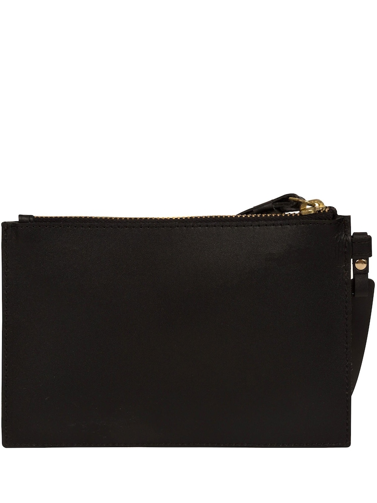 Pure Luxuries London Arreton Vegetable Tanned Leather Clutch Bag - Image 2 of 5
