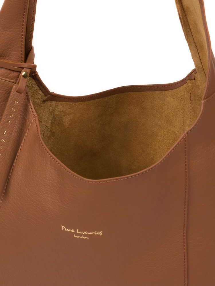 Pure Luxuries London Nina Leather Shoulder Bag - Image 4 of 5