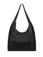 Pure Luxuries London Nina Leather Shoulder Black Bag - Image 1 of 5