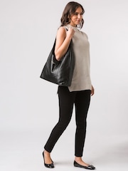 Pure Luxuries London Nina Leather Shoulder Black Bag - Image 5 of 5