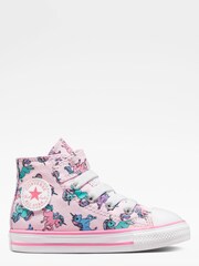 Converse Pink Unicorn 1V Infant Trainers - Image 1 of 7
