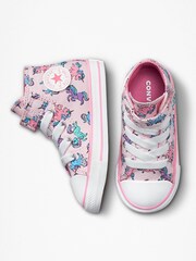 Converse Pink Unicorn 1V Infant Trainers - Image 5 of 7
