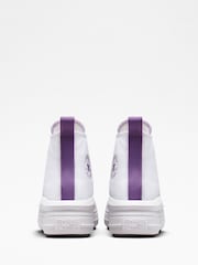 Converse White Youth Chuck Taylor Move Trainers - Image 4 of 6