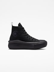 Converse Black Move High Top Youth Trainers - Image 1 of 6