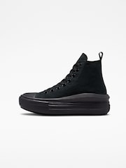 Converse Black Move High Top Youth Trainers - Image 2 of 6