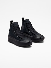 Converse Black Move High Top Youth Trainers - Image 3 of 6
