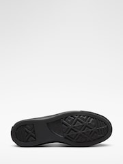 Converse Black Leather High Top Youth Trainers - Image 6 of 7